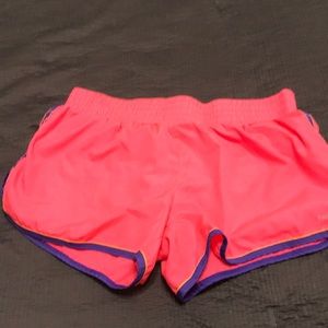 Running shorts with built in panty